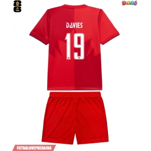 Lacne Dětský Futbalové dres Kanada Alphonso Davies #19 MS 2026 Krátky Rukáv - Domáci (+ trenírky)
